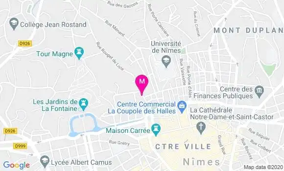 Localisation Dr Cécile Barrière Tournier