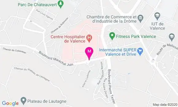 Localisation Dr Régis Valette