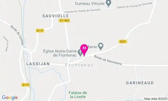 Localisation Dr Vincent Feuga