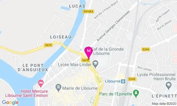 Localisation Dr Olivier Berger