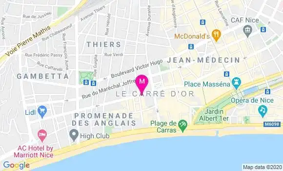 Localisation Dr Laurent Prioux