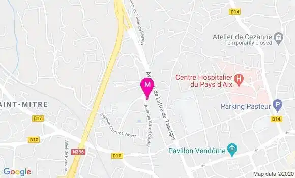 Localisation Dr Bernard Fabry