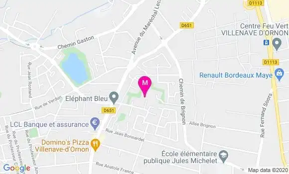 Localisation Dr Alain Nzong