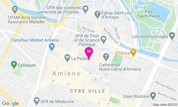 Localisation Dr Alain Bourgeois