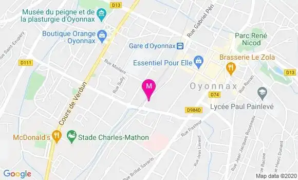 Localisation Dr Pierre Yves Deschamps