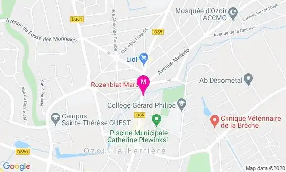 Localisation Dr Marc Rozenblat