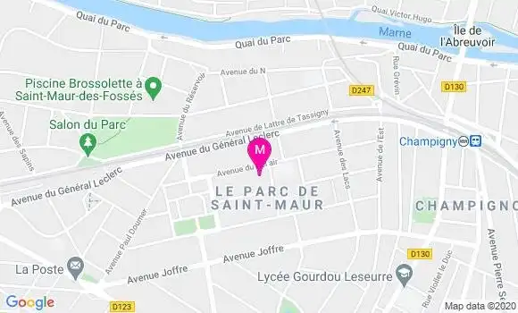 Localisation Dr Sylvain Sciaraffa