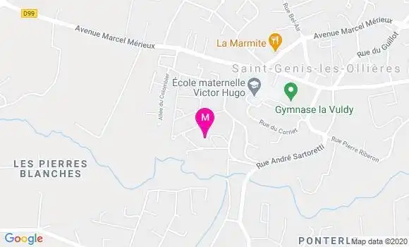 Localisation Dr Thierry Fumet