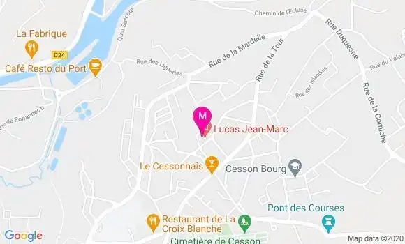Localisation Dr Jean Marc Lucas