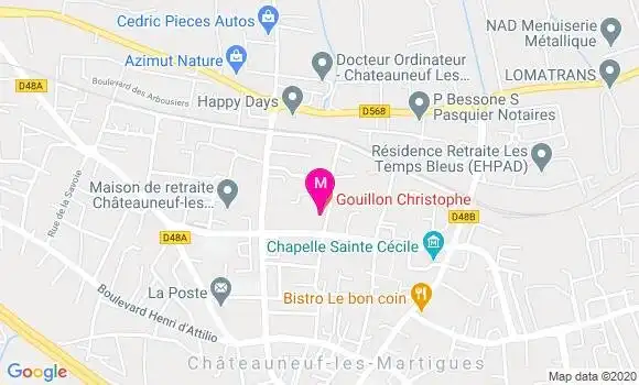 Localisation Dr Pascal Bernard