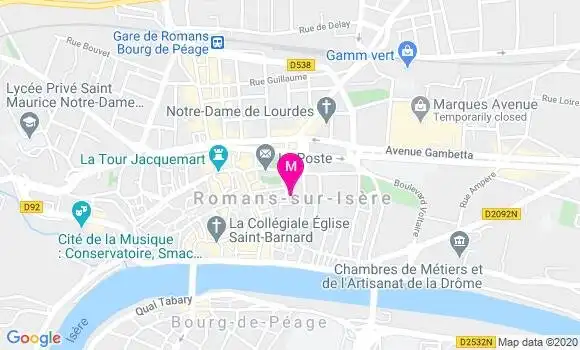Localisation Dr Jean Pascal Bauge