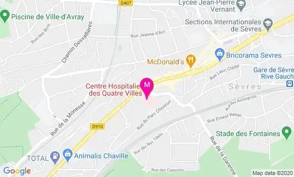 Localisation Dr Cécile Prevost