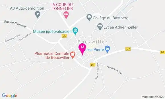 Localisation Dr Antoine Bart