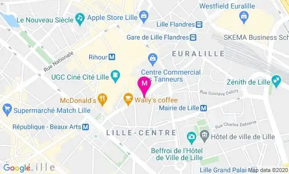 Localisation Dr Jérôme Wannebroucq