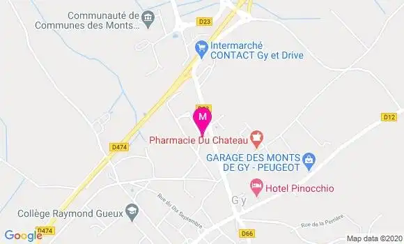 Localisation Dr Jean Luc Boiteux