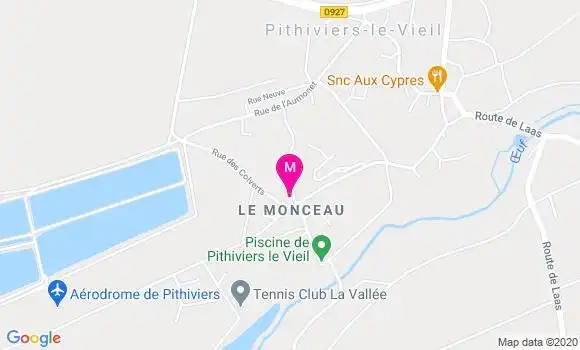 Localisation Dr Marc Defossez