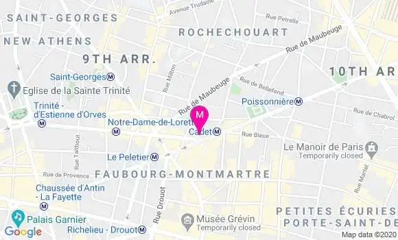 Localisation Dr Rose Marie Augustin