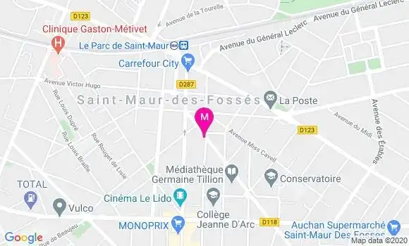 Localisation Dr Pascale Beaumont
