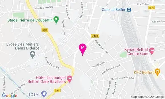 Localisation Dr Thierry Belin