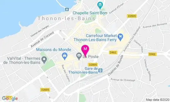 Localisation Dr Luc Langlois