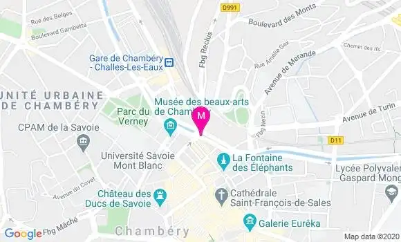Localisation Dr Ange Andre