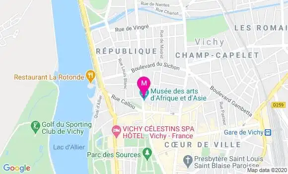 Localisation Dr Gilbert Crouzery