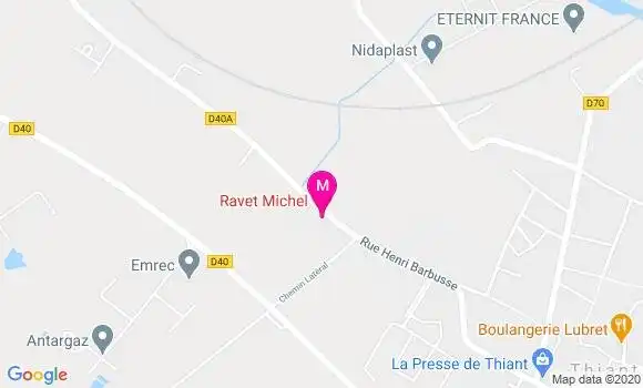 Localisation Dr Michel Ravet