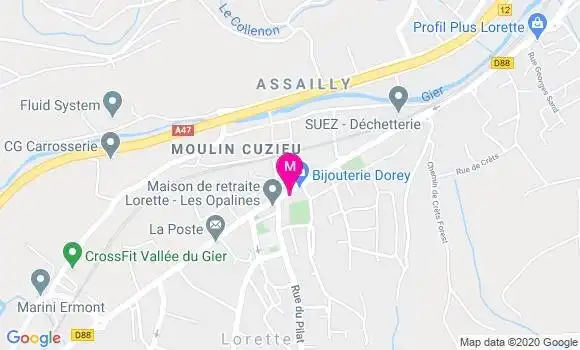 Localisation Dr Jean François Bouche Pillon