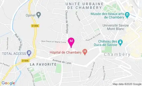 Localisation Dr Pascal Dardel