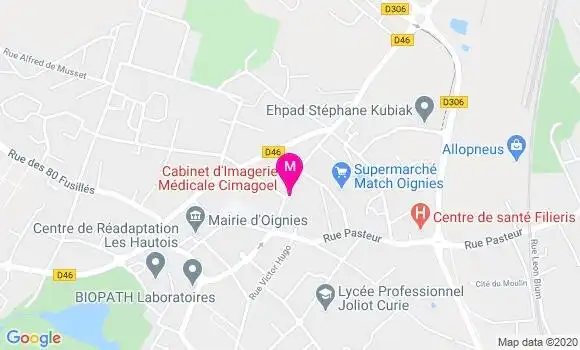 Localisation Dr Patrick Lemaire