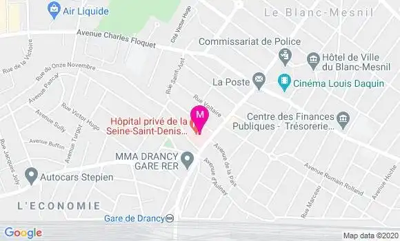 Localisation Dr Patrick Laugareil