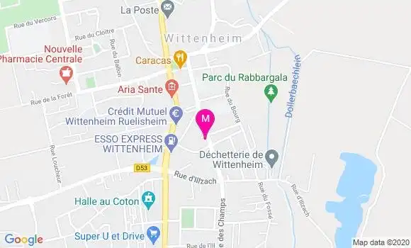 Localisation Dr Philippe Doll