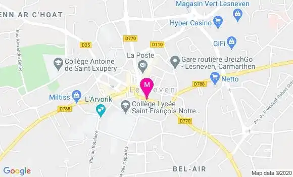 Localisation Dr Julien Linard