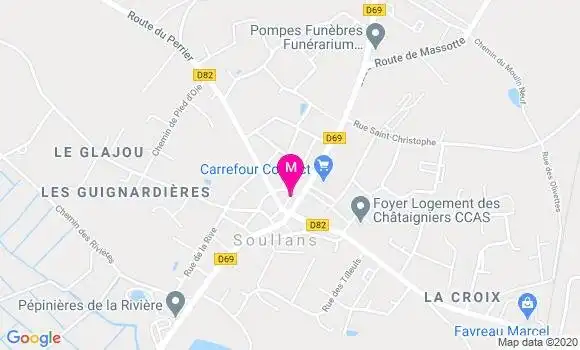 Localisation Dr Thierry De Saint Loup
