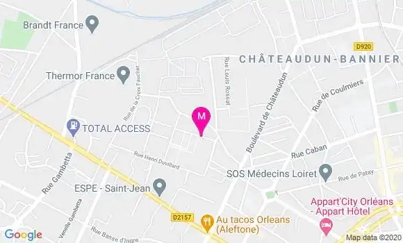 Localisation Dr Jean Pierre Lacout