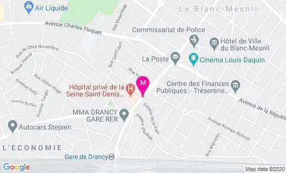 Localisation Dr Jean Louis Brochery