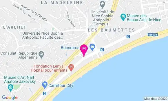 Localisation Dr François Denis