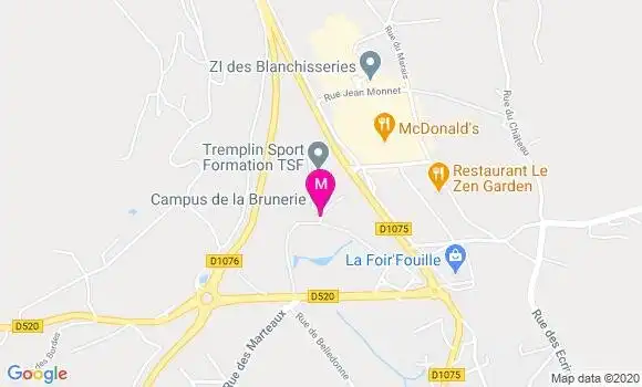Localisation Dr Pierre Antoine Gauchier