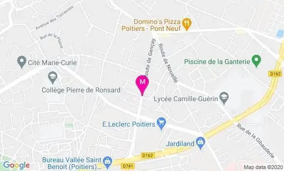 Localisation Dr Christine Gloaguen Calvignac