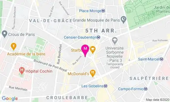 Localisation Dr Simon Thabaut