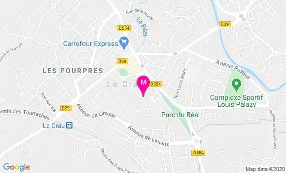 Localisation Dr Marc Gasperini