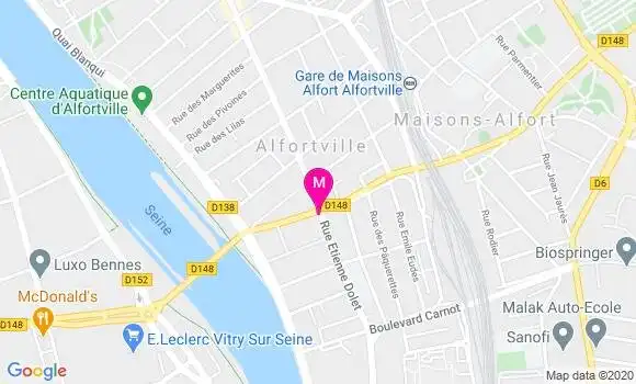 Localisation Dr Virginie Gree Benat