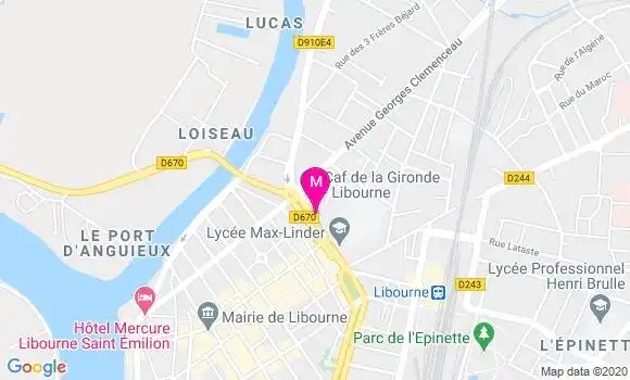 Localisation Dr Jean Pierre Armand