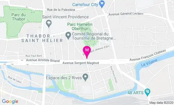 Localisation Dr Carole Houdayer