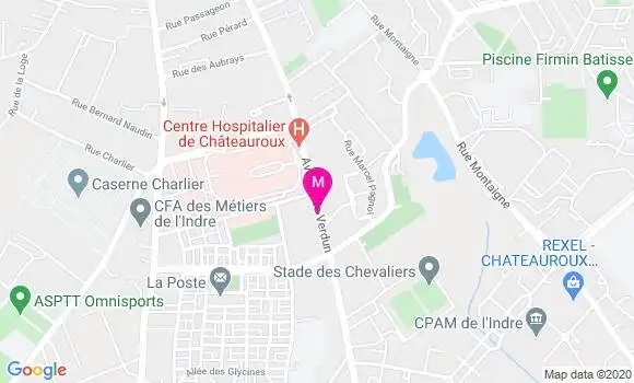 Localisation Dr Claude Rapoport