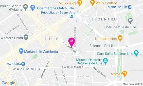 Localisation Dr Martine Senechal
