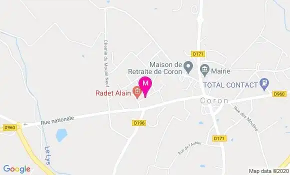 Localisation Dr Alain Radet