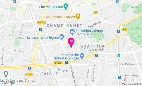 Localisation Dr Hervé Bonnard