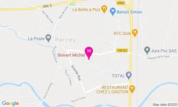 Localisation Dr Michel Boivert