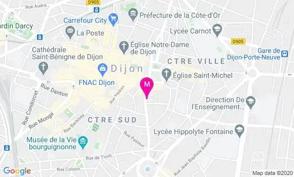 Localisation Dr Philippe Moreau
